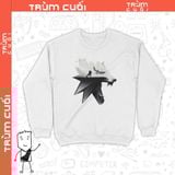  Áo Sweater The Witcher, Trùm Cuối Game, Unisex Nỉ Bông 100% 2 màu nam nữ 0220 
