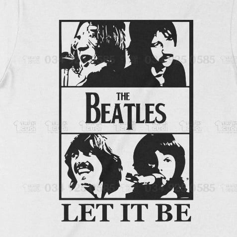  Áo thun The Beatles, Trùm Cuối Thần tượng âm nhạc, Cotton 2 màu 0264 