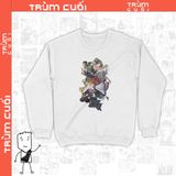  Áo Sweater Cửu trụ - Kimetsu Yaiba Unisex Trùm Cuối Anime, Unisex Nỉ Bông 100% 2 màu nam nữ 0056 