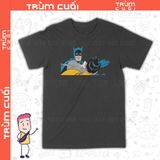  Áo thun Batman Gạt Tay Trúng Má Robin, Trùm Cuối DC Meme, Cotton 100% 2 màu nam nữ 0300 