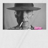  Áo thun Mua Vé Barbie x Oppenheimer, Trùm Cuối Movie Meme, Unisex Cotton 100% 2 màu nam nữ 0291 