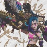  Áo sweater Arcane Jinx Thần Đồng, Trùm Cuối Game Liên Minh Huyền Thoại, Nỉ Bông 100% Unisex nam nữ 0449 