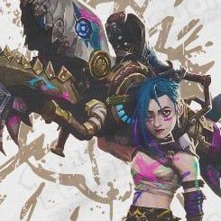  Áo sweater Arcane Jinx Thần Đồng, Trùm Cuối Game Liên Minh Huyền Thoại, Nỉ Bông 100% Unisex nam nữ 0449 