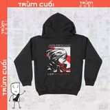  Áo  Hoodie Mikasa Ackerman Unisex TSHIRT-HOLIC Anime,  Nỉ Bông 100% 2 màu nam nữ 