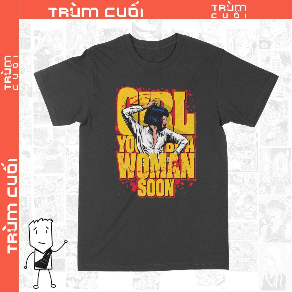 Áo thun Pulp Fiction - Trùm Cuối Movies Unisex Cine, Cotton 100% 2 màu nam nữ 0116 