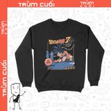  Áo Sweater Goku chơi bi-a, Trùm Cuối Anime, Unisex Nỉ Bông 100% 2 màu nam nữ 0229 