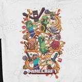  Áo Hoodie Minecraft - Graffity, Trùm Cuối Game, Nỉ Bông 100% Unisex nam nữ 0435 