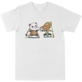  Áo thun Zuka Vs Wukong chibi - Áo liên quân Unisex Trùm Cuối Game, Cotton 100% 2 màu nam nữ 0031 