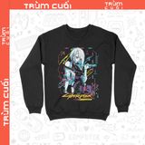  Áo sweater Lucy - Cyberpunk Edgerunner, Trùm Cuối Game Anime, Unisex Nỉ 100% 2 màu nam nữ 0358 