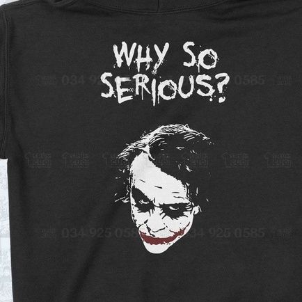  Áo Hoodie Joker - DC Universe Unisex Trùm Cuối Cine, Nỉ Bông 100% 2 màu nam nữ 0086 