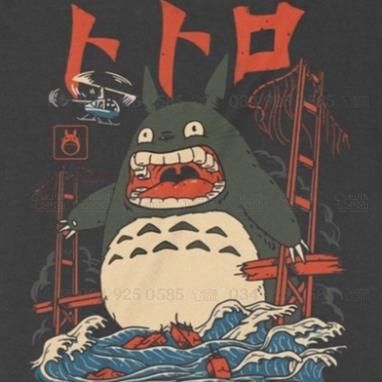  Áo  Hoodie Kaiju Totoro - Ghibli Unisex TSHIRT-HOLIC Anime,  Nỉ Bông 100% 2 màu nam nữ 