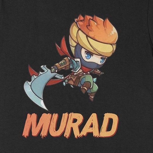  Áo thun Murad chibi - Áo liên quân Unisex Trùm Cuối Game, Cotton 100% 2 màu nam nữ 0029 