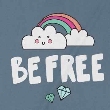  Áo thun Tâm Trí Tự Do - Be Free, Trùm Cuối Casual, Unisex Cotton 100% 6 màu nam nữ 0324 
