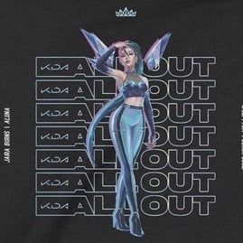  Áo Hoodie K/DA ALL OUT Kai'sa - Liên Minh Huyền Thoại, Trùm cuối  Game, Cotton 100% 2 màu nam nữ 0173 