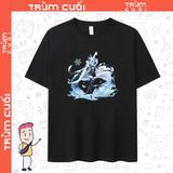  Áo thun Eula - Ước Nguyện, Trùm Cuối Game Genshin, Unisex Cotton 100% 2 màu nam nữ 0256 