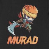  Áo Hoodie Murad chibi - Liên quân, Trùm Cuối Game, Unisex Nỉ Bông 100% 2 màu nam nữ 0029 