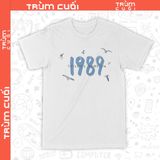  Áo thun 1989 Taylor's Version, Trùm Cuối Thần Tượng Âm Nhạc, Unisex Cotton 100% 2 màu nam nữ 