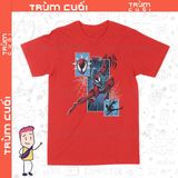  Áo thun Scarlet Spider - Across The Spider-Verse, Trùm Cuối Marvel Cine, Unisex Cotton 100% 2 màu nam nữ 0287 