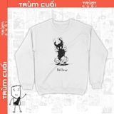  Áo Sweater Hollow Knight: The Shade, Trùm cuối Game, Unisex Cotton 100% 2 màu nam nữ 0134 