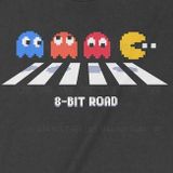  Áo thun 8-bit Road - Pacman, Trùm Cuối Game, Cotton 100% 2 màu nam nữ 0223 