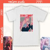  Áo thun Zero Two - Neon Genesis Evangelion Unisex Trùm Cuối Anime, Cotton 100% 2 màu nam nữ 0445 