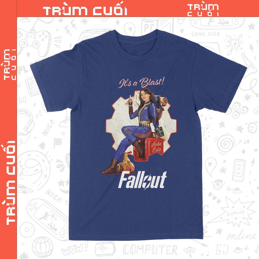  Áo thun Fallout - Lucy, Trùm Cuối Game Cine, Unisex Cotton 100% 2 màu nam nữ 0427 
