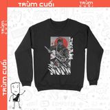  Áo Sweater Ghost of Tsushima, Trùm Cuối Game, Unisex Nỉ Bông 100% 2 màu nam nữ 0212 