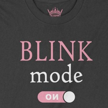  Áo thun BLɅϽKPIИK Blink Mode, Trùm Cuối Thần Tượng Âm Nhạc, Cotton 100% 2 màu nam nữ 0294 