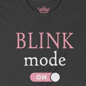 Áo thun BLɅϽKPIИK Blink Mode, Trùm Cuối Thần Tượng Âm Nhạc, Cotton 100% 2 màu nam nữ 0294 