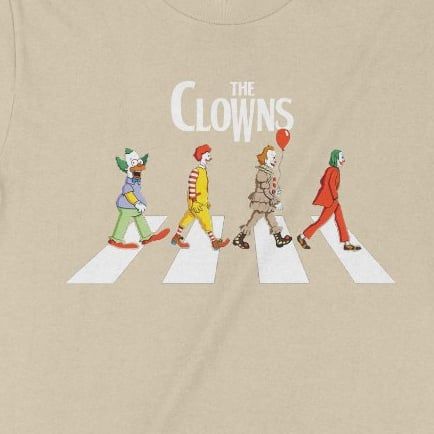  Áo thun Tứ Đại Danh Hề - The Clowns, Trùm Cuối Halloween Horror Fes, Unisex Cotton 100% 2 màu nam nữ 0352 