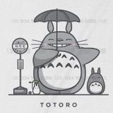  Áo thun Totoro - Ghibli Trùm cuối Cine, Cotton 100% 2 màu nam nữ 0107 
