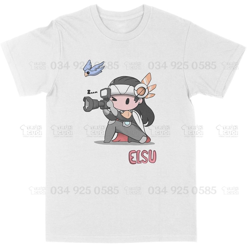  Áo thun Elsu chibi - Áo liên quân Unisex Trùm Cuối Game, Cotton 100% 2 màu nam nữ 0028 