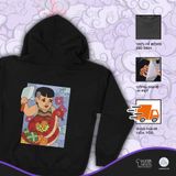  Áo hoodie cậu Pảnh ôm Rắn Tía, Trùm Cuối x Đăng Hoả Chi Thần - Tết 2025, Nỉ Bông 100% Unisex 