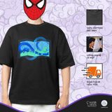  Áo thun oversize Hoả Lộ Thanh Xà, Trùm Cuối x Đăng Hoả Chi Thần - Tết 2025, Unisex Cotton 100% 