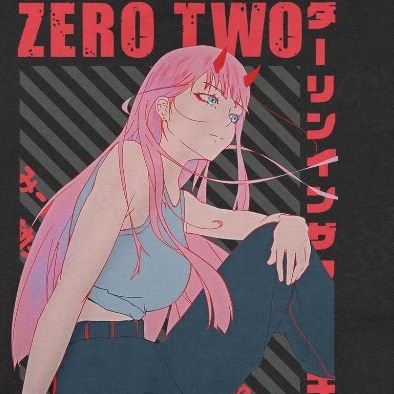  Áo Hoodie Zero Two - Darling in the Franxx, Trùm Cuối Manga Anime, Nỉ Bông 100% Unisex nam nữ 2 màu 0443 