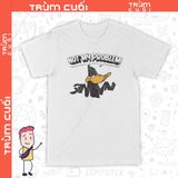  Áo thun 2 mặt Daffy Duck - Not My Problem, Trùm Cuối Cartoon Casual, Unisex Cotton 100% 2 màu nam nữ 0311 