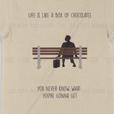  Áo thun Forest Gump Unisex Trùm Cuối Cine, Cotton 100% 2 màu nam nữ 0042 