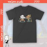  Áo thun Zuka Vs Wukong chibi - Áo liên quân Unisex Trùm Cuối Game, Cotton 100% 2 màu nam nữ 0031 