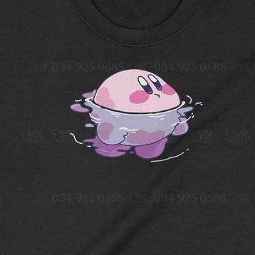  Áo Sweater Kirby Đi Bơi Trùm cuối Game, Unisex Nỉ bông 100% 2 màu nam nữ 0145 