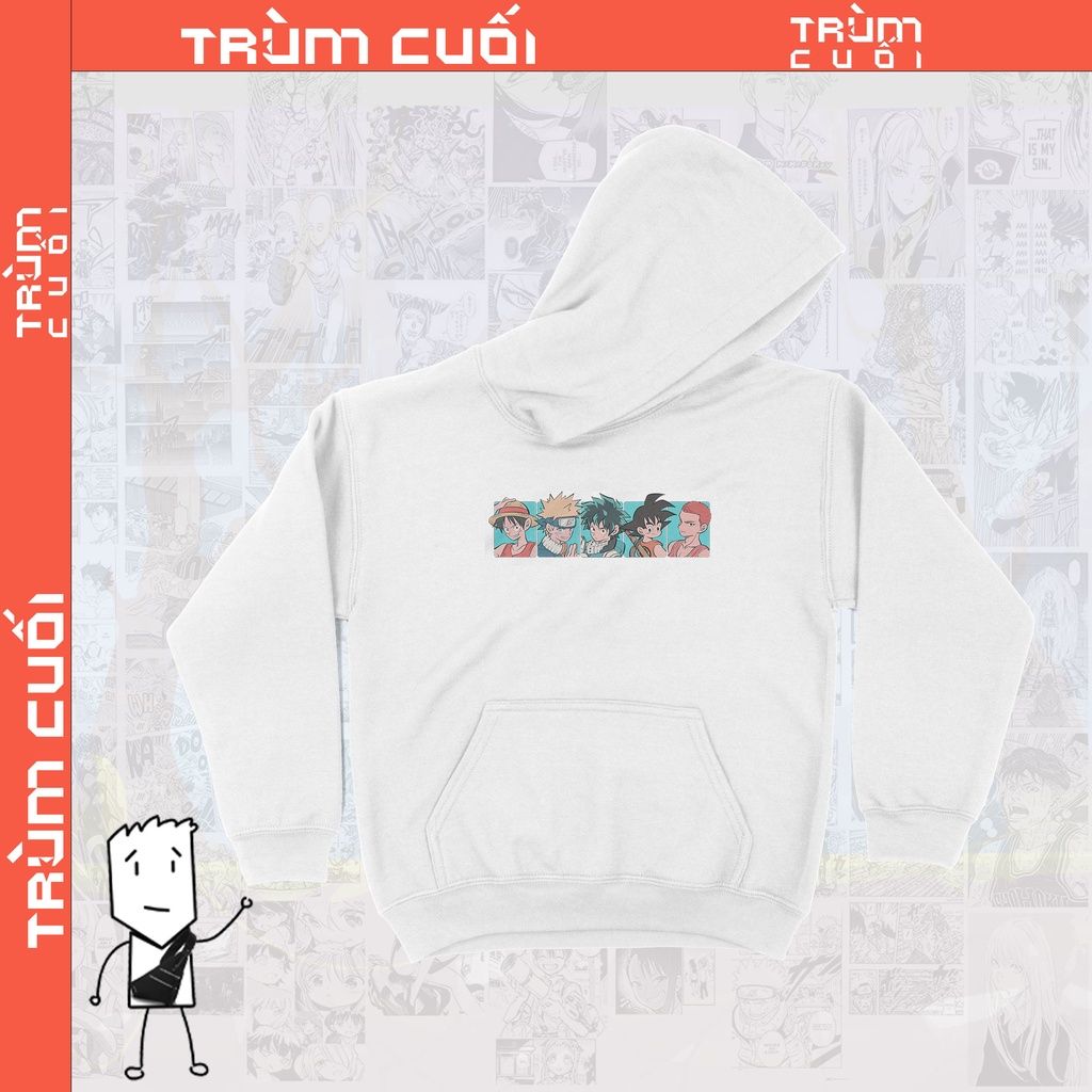  Áo Hoodie Manga Main Kinh Điển 1, Trùm Cuối Manga Anime, Unisex Nỉ Bông 100% 2 màu nam nữ 0060 