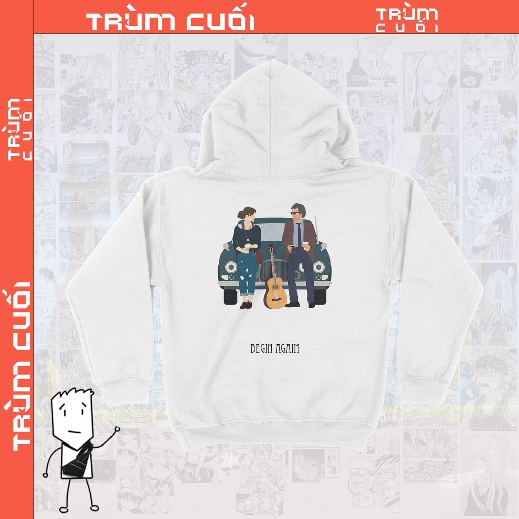  Áo Hoodie Begin Again - Movie Trùm Cuối Anime Cine, Nỉ Bông100% 2 màu nam nữ 0110 