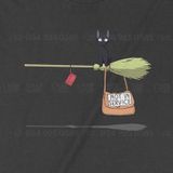  Áo thun Kiki's Delivery Service - Ghibli Unisex Trùm Cuối Manga Anime, Cotton 100% 2 màu nam nữ 0067 