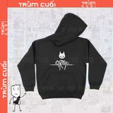  Áo Hoodie Stray: Mèo đi lạc, Trùm Cuối Game, Unisex Nỉ Bông 100% 2 màu nam nữ 