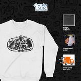  Áo Sweater Robot Hoang Dã - The Wild Robot, Trùm Cuối Cine, Unisex Nỉ Bông 100% 2 màu nam nữ 0459 