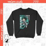  Áo Sweater Midoriya Izuku - Boku no Hero Academia, Trùm Cuối Manga Anime, Unisex Nỉ Bông 100% 2 màu nam nữ 0045 
