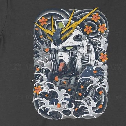  Áo thun Gundam, Trùm Cuối Anime, Cotton 100% 2 màu nam nữ 0226 