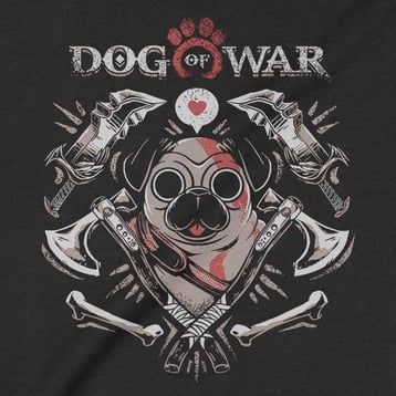  Áo Sweater Dog of War - Chó Chiến, Trùm cuối Game, Unisex Nỉ Bông 100% 2 màu nam nữ 0231 