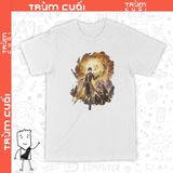  Áo thun Zhongli - Ước Nguyện, Trùm Cuối Game Genshin, Unisex Cotton 100% 2 màu nam nữ 0248 
