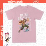  Áo thun Natsu - Fairy Tails, Trùm Cuối Anime, Unisex Cotton 100% 2 màu nam nữ 0341 