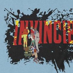  Áo thun Invincible ft. Guardians of the Globe, Trùm Cuối Cine, Cotton 100% 2 màu nam nữ 0371 